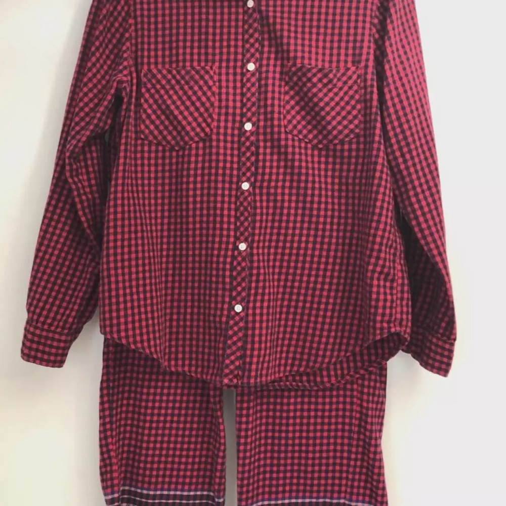 Aerie buffalo plaid pajama set
